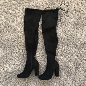 Lulus OTK Boots